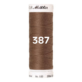 Amann Mettler Seralon naaigaren | 200m | 387 Bruine Paddenstoel Naaigaren SERALON - 200M - 0387 4012500036232